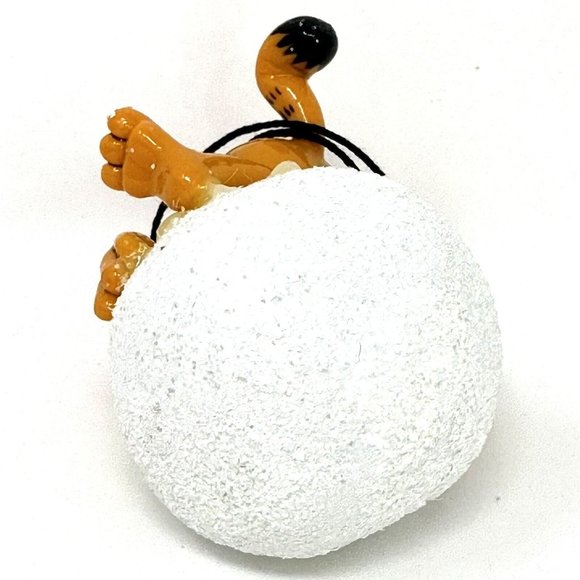 Vintage Enesco Christmas Ornament Garfield Have a Ball 1991 IOB - Picture 5 of 16